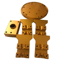 Bloque de Contacto de Cobre para Mecanizado CNC, Piezas de Mecanizado Láser