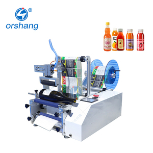 Orshang điện bán tự động Máy dán nhãn cho chai bao bì gỗ ngày máy in PLC thành phần cốt lõi Sticker cuộn nhãn - Product Image 3