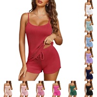 Ensemble de Nuit Luxe 2026 pour Femme : Caraco et Short en Satin et Dentelle avec Bordure Florale – Lingerie Élégante