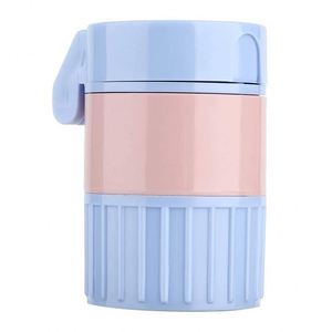 Boîte à pilules portable 4-en-1 très vendue avec gobelet, coupe-comprimés, broyeur, trancheur et écraseur pour médicaments et vitamines - Product Image 4