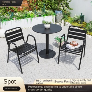 طاولة تخييم خارجية قابلة للطي من الألومنيوم خفيفة الوزن ومتينة وعصرية مع مجموعة وسائد - Product Image 2