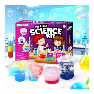 Kit Educativo de Ciencias STEM para Niños - Caja de Experimentos de Química, Juguete de Laboratorio Divertido y Seguro, Actividad de Aprendizaje y Descubrimiento de Reacciones - Product Image 1