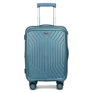 Harga pabrik 2024 gaya baru tas koper ringan tas troli koper dibawa pada bagasi troli dengan roda putar