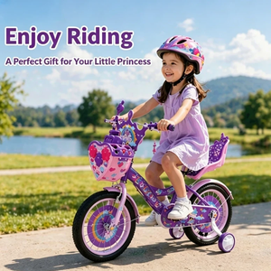 Vente directe du fabricant, vélo à pédales pour enfants de 12 pouces, modèle princesse, frein à disque, 3-9 ans, vitesse unique, roues d'entraînement en acier, garçons - Product Image 2