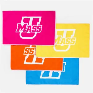 Custom Logo Gedrukt Gepersonaliseerde Microfiber Aangepaste Gym Rally Handdoek Microfiber Custom Logo Gym Rally Handdoek