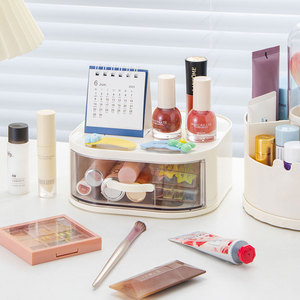 Boîte de rangement cosmétique JF-A2334 JF-A2335, type tiroir de bureau, grande capacité, organiseur de maquillage pour produits de soin de la peau - Product Image 2