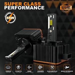หลอดไฟหน้า LED คุณภาพสูง 55W 6500K รุ่น D1 D2 D3 D4 D5 D8 แบบเสียบใช้งานได้ทันที สำหรับเปลี่ยนหลอด HID - Product Image 2