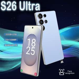 <span class=keywords><strong>Smartphone</strong></span> S26 Ultra 4G/5G Version Globale, Écran HD Plein Écran 6,9 Pouces, 22 Go + 2 To, Android 15, Déverrouillage Facial, Téléphone Portable pour Gamers - Product Image 4