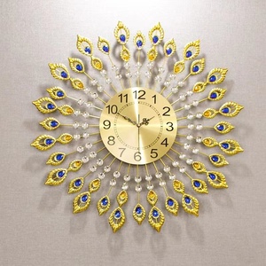 Horloge murale en <span class=keywords><strong>fer</strong></span> forgé moderne minimaliste créative horloge décorative horloge murale - Product Image 2