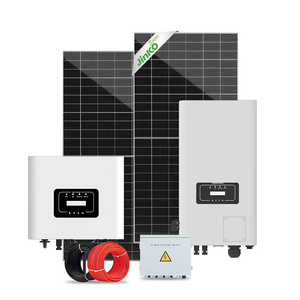 ระบบไฮบริดโซลาร์เซลล์ 10KW-30KW - แผง LONGI/JINKO/TRINA เป็นตัวเลือกเสริม + แบตเตอรี่ลิเธียม Growatt สำหรับบ้าน FJ-SS-5kW-20kW พร้อมชุดติดตั้งของเรา - Product Image 1