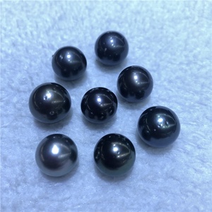 10-13mm 3A grado suelta perlas Tahitianas de mar Perla Negra tahitiana suelto para la fabricación de la joyería - Product Image 4