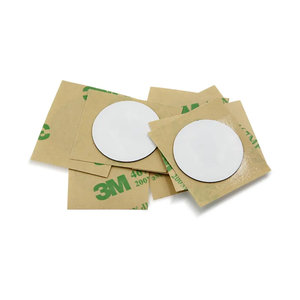 Autocollant d'étiquette RFID de forme ronde <span class=keywords><strong>anti</strong></span>-métal 13.56Mhz NFC en gros - Product Image 2