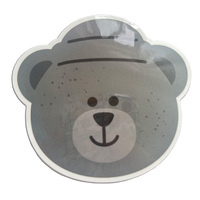 Autocollants décoratifs personnalisés en PVC pour bagages, ordinateurs portables, voitures, ours en peluche, animaux, dessins animés