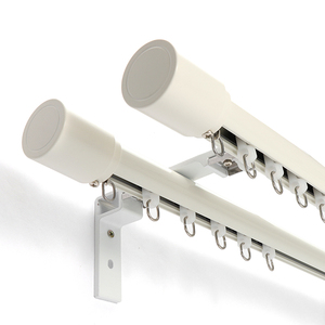Thickened Aluminum Alloy Straight Curtain Track, Stable Sliding Top Mount Rail for Window Treatment - Product Image 4