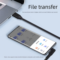 Kabel USB 3.0 Gen2 10G VR Link, Kabel Ekstensi Komputer Tipe-C 90 Derajat, Berbahan Tembaga Murni, Pengisian Cepat, Transfer Data