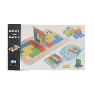 Nuevo tablero de rompecabezas móvil de doble cubo, competencia de inteligencia interactiva para padres e hijos <span class=keywords><strong>contra</strong></span> juguetes de cubo de color Road - Product Image 5
