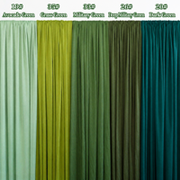 Rideau en tissu élastique vert soie de lait, style chinois, pour célébrations de mariage, premiers anniversaires, scène de maternelle, décoration d'hôtel