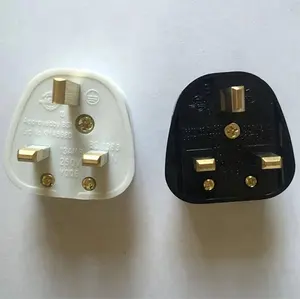 2.5A 220V AC Power male plug 2 round pin europe euro rewireable plug electrical plugs and sockets