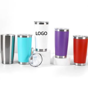 Gobelet isotherme en acier inoxydable de 30 oz et 20 oz pour sublimation, avec paille, personnalisable avec logo, pour le vin, vente en gros - Product Image 1