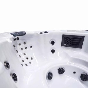 Spa et bains à remous extérieurs pour 5 personnes, piscine à tourbillon jakozy, bains à eau et jacuzzi extérieurs - Product Image 5