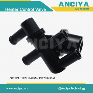 Ford F87H18495AA Heater Water Valve Control Valve Manual Actuator <b>ABS</b> Plastic Wall Mounted HVAC Part - Product Image 2