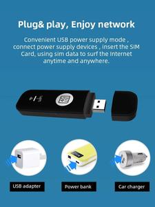Hotspot Móvil 4G Inalámbrico de Alta Velocidad 150Mbps, Dongle 4G, Router WiFi 4G LTE con Ranura para Tarjeta SIM, Módem USB - Product Image 6