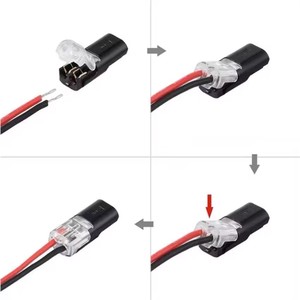 Connecteur <span class=keywords><strong>Électrique</strong></span> <span class=keywords><strong>Automobile</strong></span> Étanche à 2 Broches pour Câble, Raccordement de Bornes de Bande de Connexion - Product Image 5