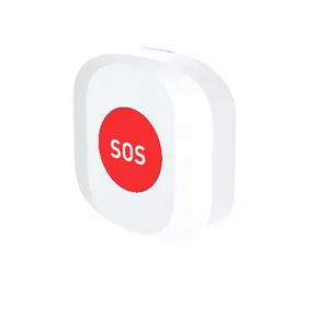 Tuya Zigbee Wireless Emergency SOS Alarm Help Signal Button key finder for Home Patients security system