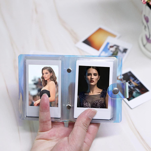 Haute qualité à une <span class=keywords><strong>main</strong></span> Mini Kpop Photocard Album 2x3 porte-<span class=keywords><strong>Photo</strong></span> liant coloré toutes les Mini caméras de Style PVC PU PP impression - Product Image 6