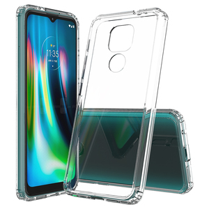 Funda transparente de acrílico a prueba de golpes con logotipo personalizado, carcasa trasera transparente para Motorola <span class=keywords><strong>Moto</strong></span> G9 <span class=keywords><strong>Play</strong></span> - Product Image 1