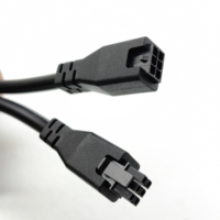 Cable de Extensión de Conexión para Impresora 3D, 4 Pines, 6P MX3.0, 2X2PIN, Macho y Hembra