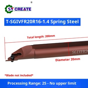 Portaherramientas <span class=keywords><strong>de</strong></span> Torneado Externo <span class=keywords><strong>de</strong></span> Cerámica DPVR525M20 OEM, Antivibración, con Enfriamiento Interno, <span class=keywords><strong>para</strong></span> Tornos CNC <span class=keywords><strong>de</strong></span> Alta Precisión - Product Image 6