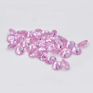 Pedras de zircônia cúbica, pedras de aniversário, cor rosa oval, brilhante, pedras de zircônia - Product Image 4