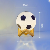 Nouvelle lampe de nuit 3D moderne avec éclairage LED, type USB ou rechargeable, pour les matchs de football/soccer, décoration intérieure