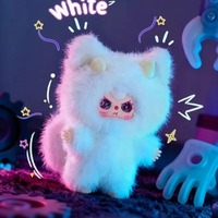 Authentique Série de jouets en peluche PVC longs Baby Three Wa Long Long, Boîte mystère, Figurine d'anime Cinnamoroll, Porte-clés pendentif en verre, Cadeau 12+ Unisexe