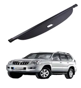 Cubierta de maletero retráctil, accesorio de seguridad personalizado para TOYOTA PRADO FJ 100 FJ 120 2003 2004 2005 2006 2007 2008 2009