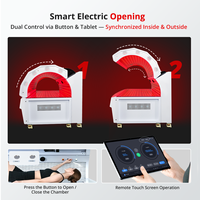 Tempat Tidur Terapi Cahaya Merah Bermotor untuk Seluruh Tubuh dengan Iradiasi Tinggi 180mW/cm² dan 42.240 LED untuk Pemulihan Olahraga
