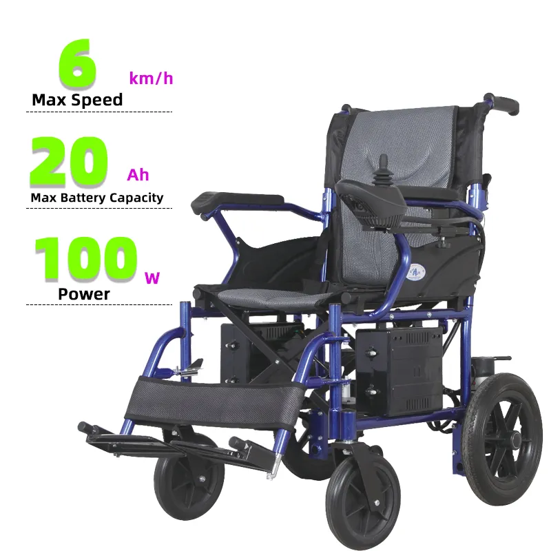כיסא גלגלים ידני מתקפל קל משקל נייד אלומיניום כיסא גלגלים חשמלי לנכים