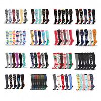 Lot de chaussettes de compression pour le cyclisme et les infirmières, prévention des varices, emballage cadeau