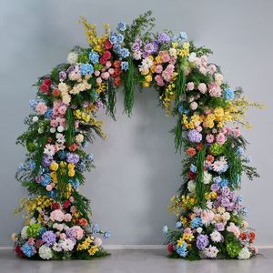 Fleurs de mariage RK153, décoration de scène de mariage, arrangement floral pour allée et arche, fleurs en soie - Product Image 5