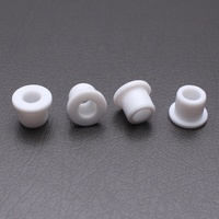 Prêt en stock Bouchon en caoutchouc de silicone Oeillet de fil Bouchon de joint creux rond Bouchon de type T avec trou de 8 9 10 11 12 15 mm