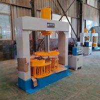 Heavy Duty 100T Double colonne solide pneu presse Machine hydraulique pneu presse ensembles complets moules outils haute efficacité roulement de noyau
