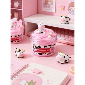 Pots de pâte à modeler et de slime DIY faits main de qualité supérieure, texture douce et moelleuse, design coloré, pour loisirs créatifs pour enfants et vente en gros - Product Image 4