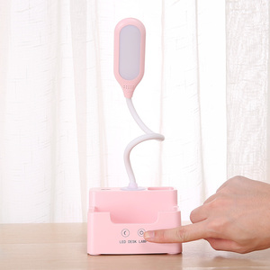 Bán hàng nóng có thể sạc lại đa chức năng nghiên cứu đèn với chủ bút điện thoại di động đọc sách linh hoạt bàn <span class=keywords><strong>LED</strong></span> bảng đèn - Product Image 5