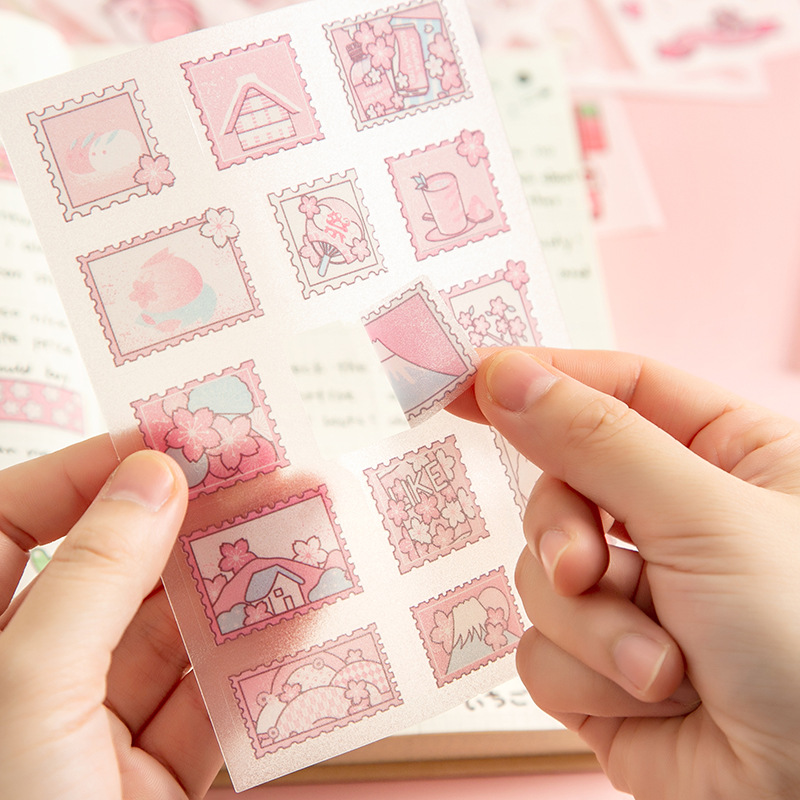 Carta Washi Kiss Cut adesivo