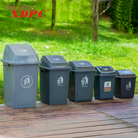 Pas cher 60l poubelle en plastique poubelle poubelle de recyclage
