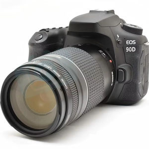 Appareil <span class=keywords><strong>photo</strong></span> reflex numérique professionnel HFT EOS <span class=keywords><strong>90D</strong></span> avec objectif 75-300 mm, format APS, vidéo 4K, capteur CMOS, carte SD, vente en gros - Product Image 1