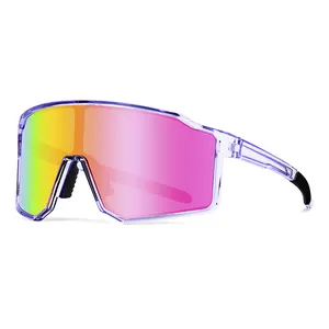 Occhiali polarizzati personalizzati designer ciclismo occhiali da sole all'ingrosso CE sport Uv400 occhiali da sole protettivi con logo uomo donna