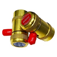 Manomètre de collecteur pour réfrigérant R744 avec raccord rapide en laiton