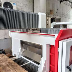 Hizar 5 trục cầu cắt Saw hqq5 + 4 trục đá khắc CNC Router đá Máy - Product Image 6